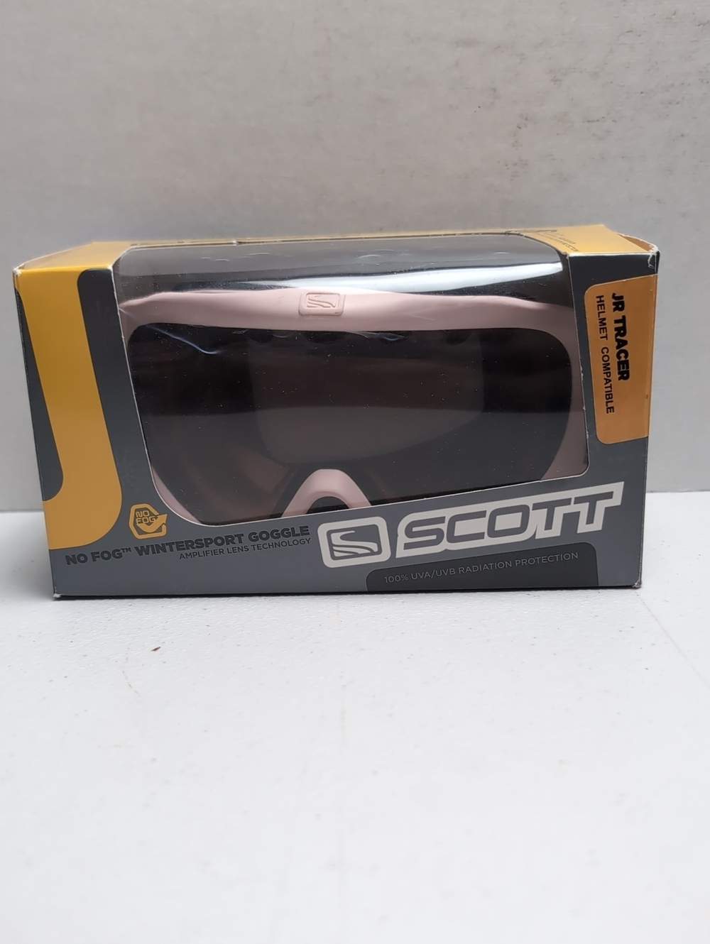 Scott Tracer Snow Goggles in Light Pink with Dark Lens Winter sports JR size NEW